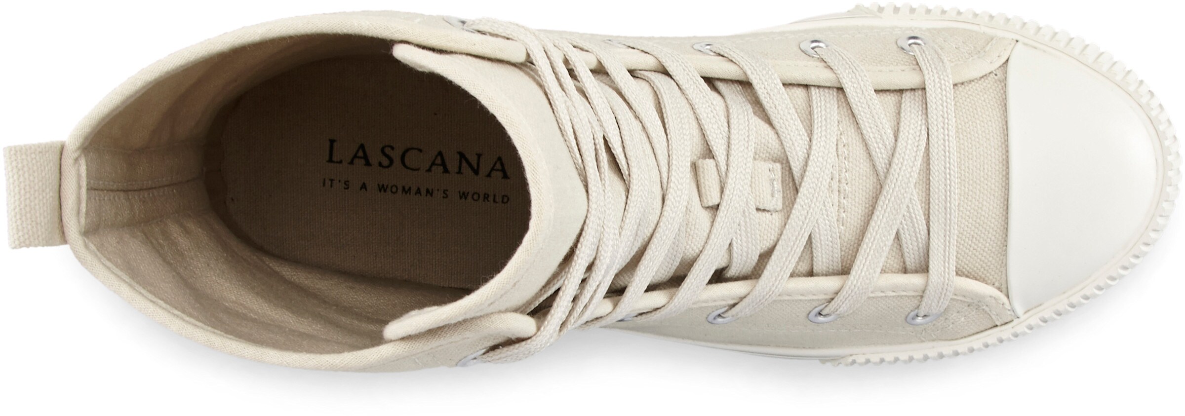 LASCANA Stiefelette in beige