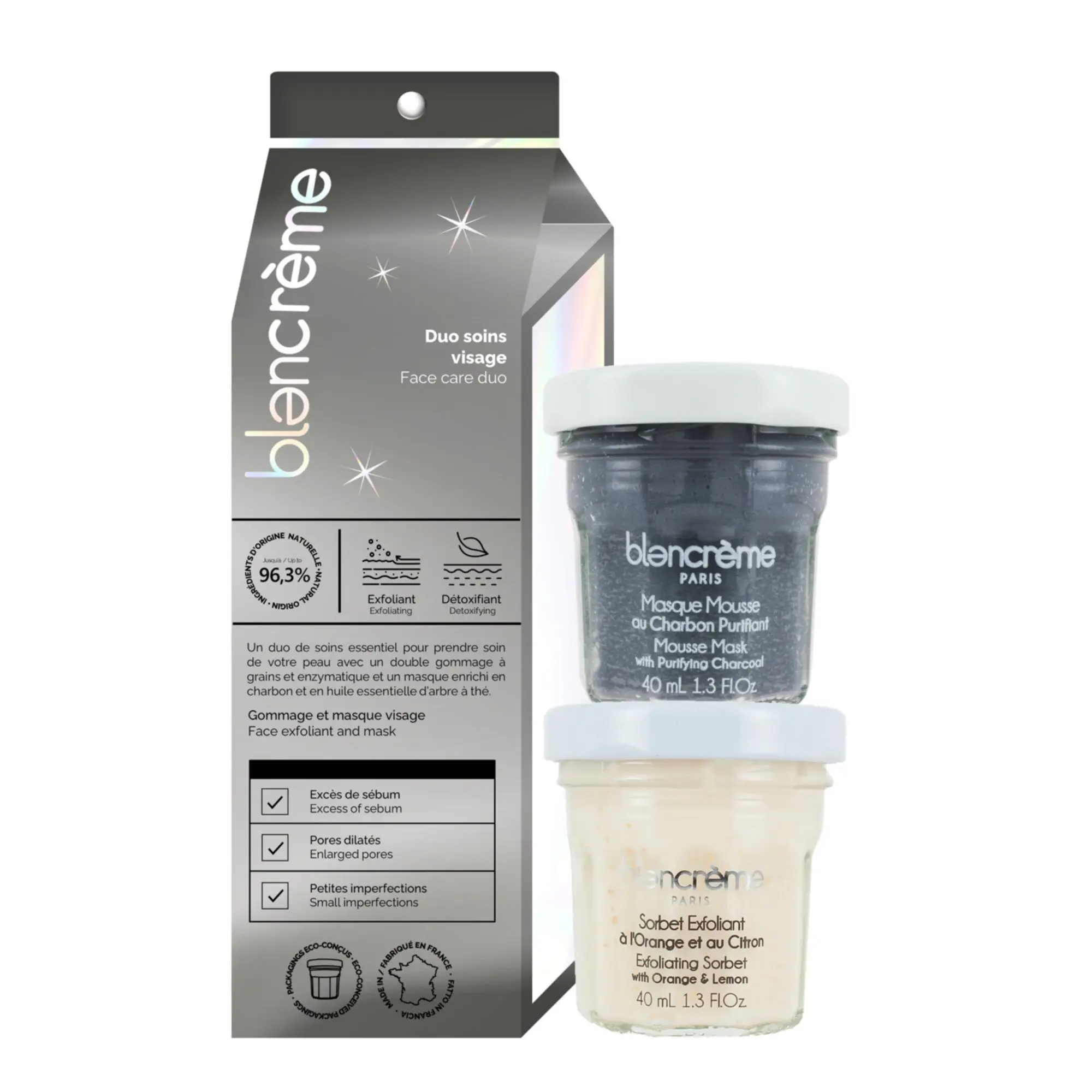 Blancrème - Duo Visage Masque & Exfoliant- Femme
