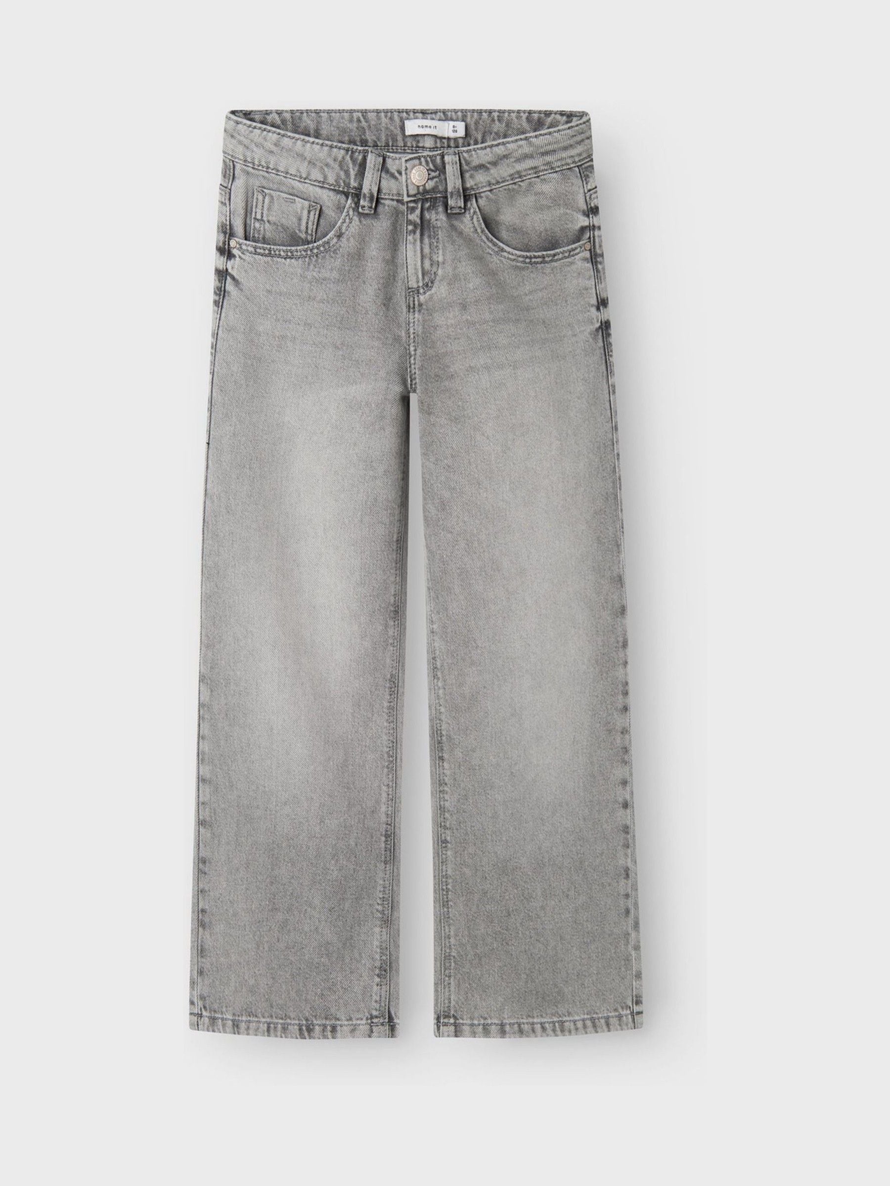 Grijs - Name It Wide Leg Jeans