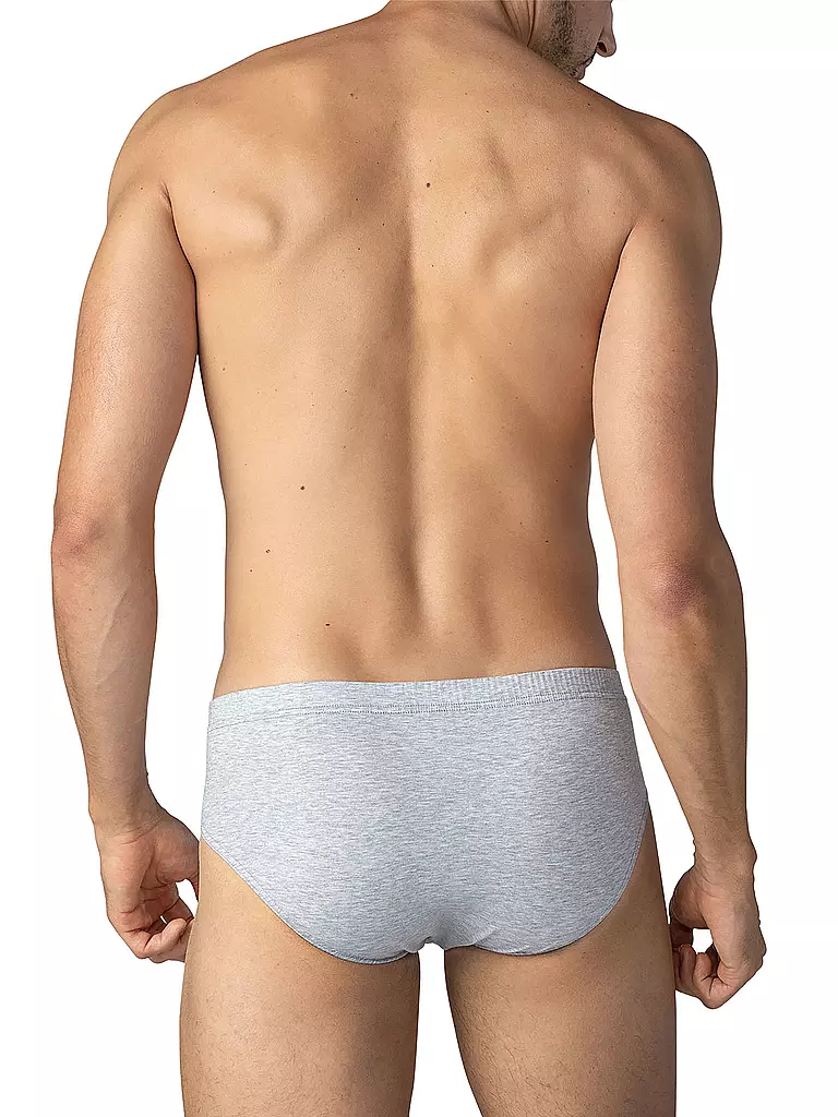 MEY Slip light grey melange grau