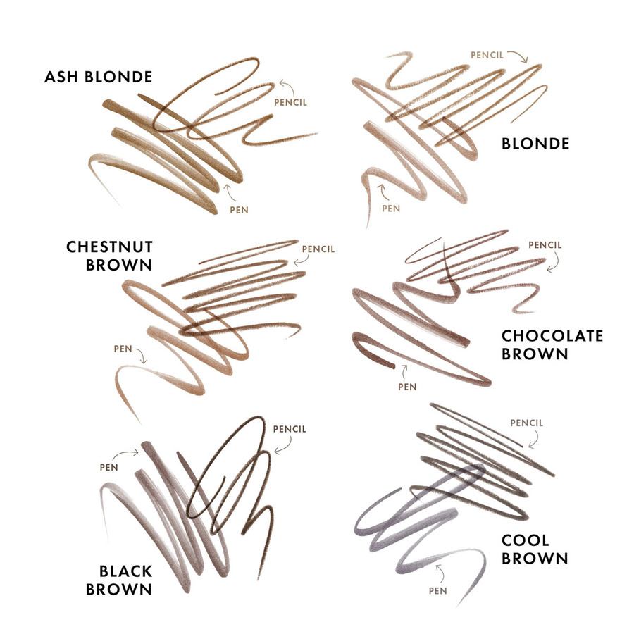 Iconic London Triple Precision Brow Definer Ash Blonde 0,1g + 0,33ml
