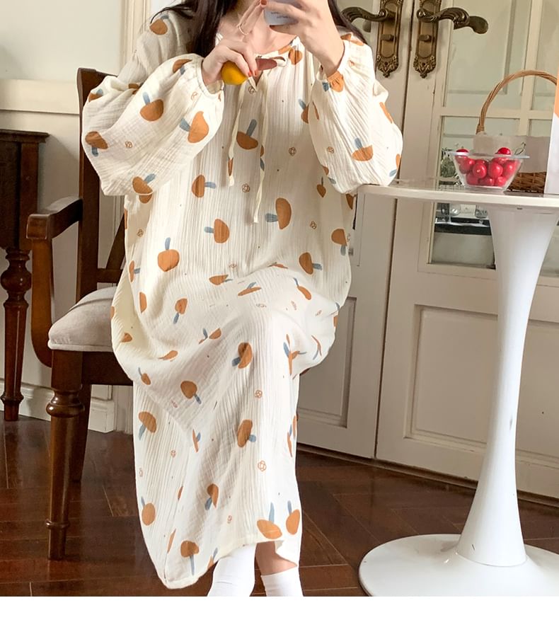 Siensien - Pyjamajurk met paddenstoelenprint
