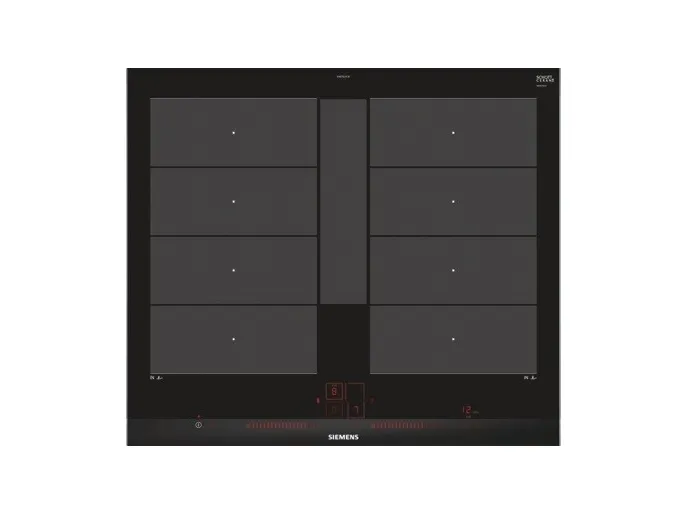 Siemens EX675LYC1E, Sort, Rustfrit stål, Indbygget, Zone induktionskogeplade, Keramisk, 4 zone(s), 4 zone(s) - Engelsk brugervejledning