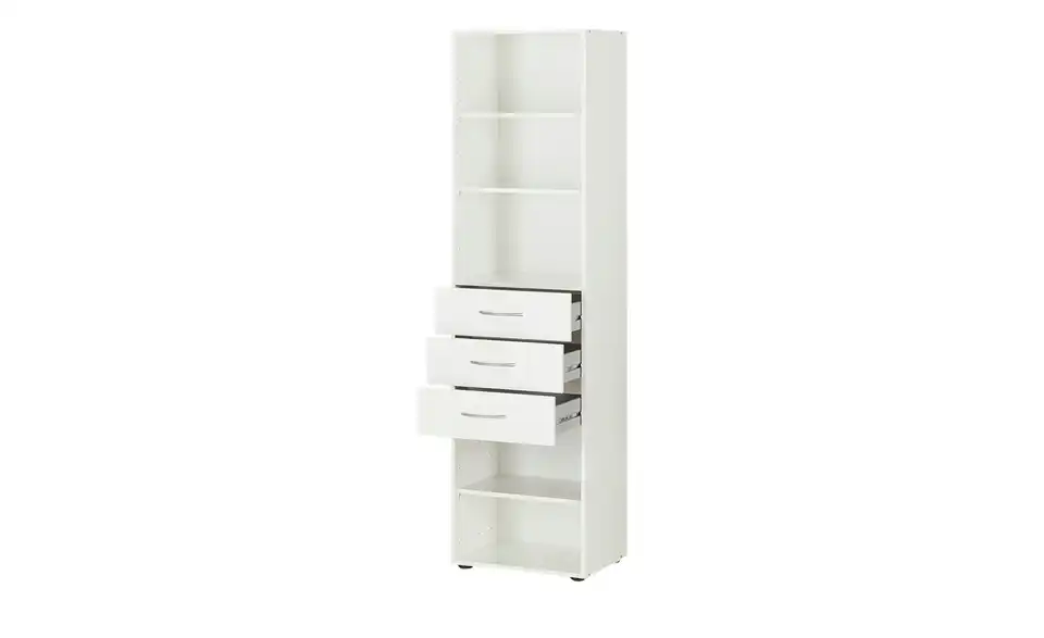 Regal Multischrank-System 50 cm 185 cm Weiß