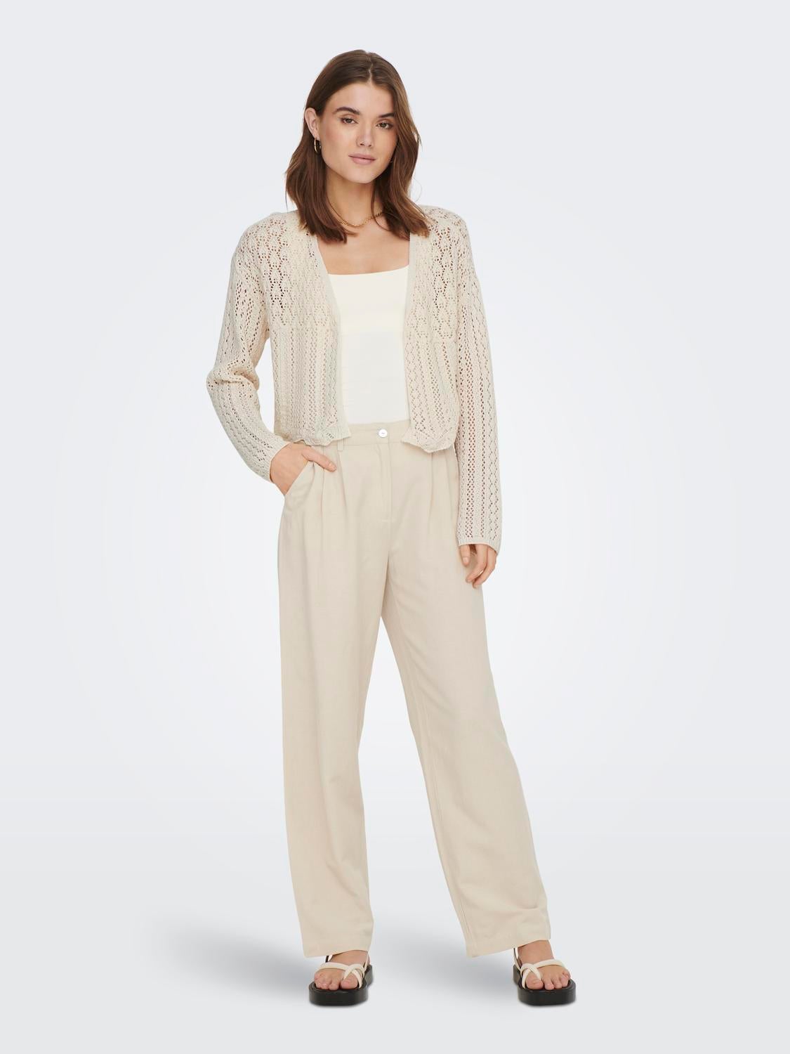 ONLNOLA Strickjacke Cloud Dancer