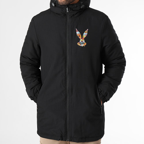 Parka Capuche Small Bugs Bunny Graffiti Noir