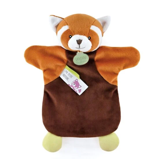Marionnette à main Panda roux   25 cm   de               Doudou et Compagnie