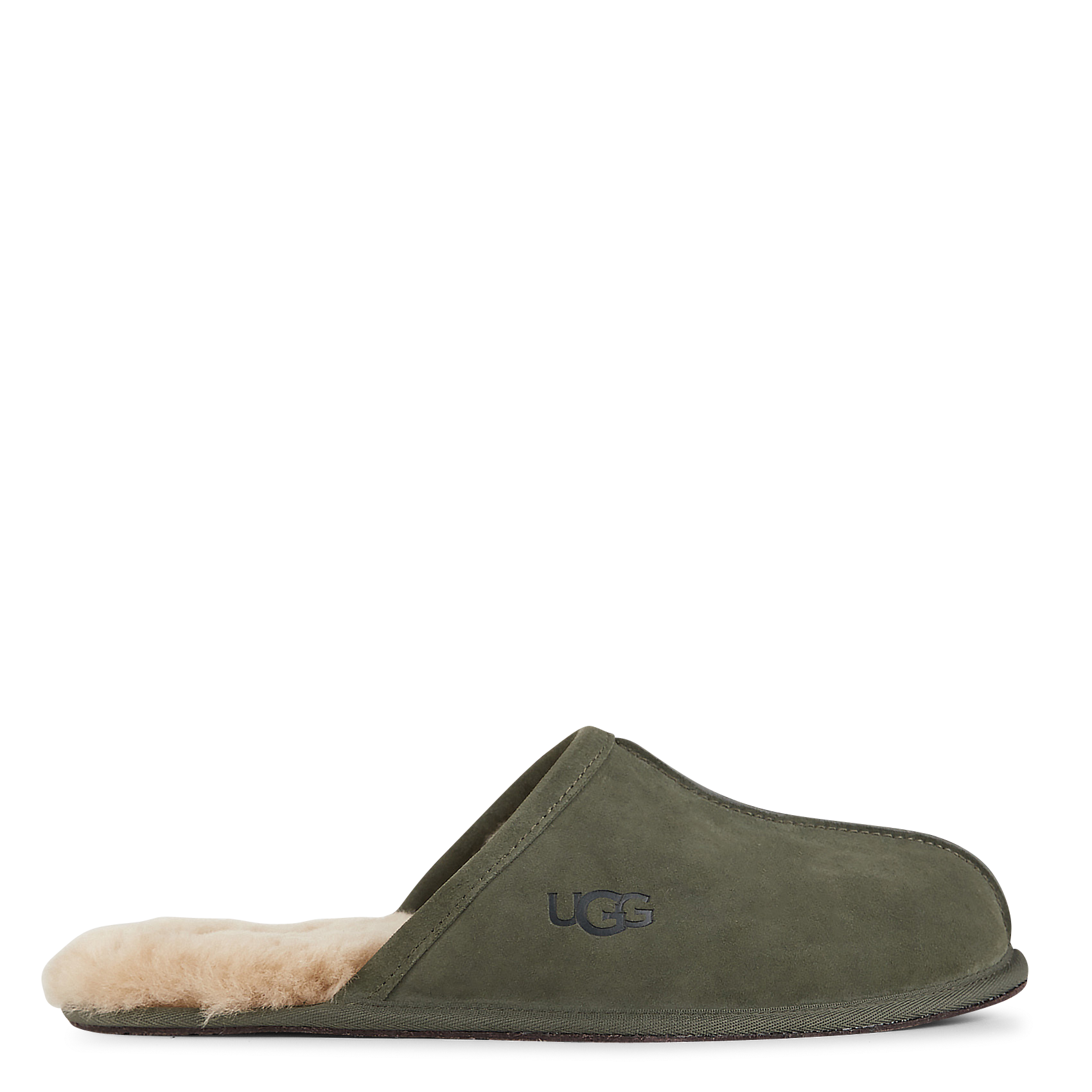 SCUFF - Chaussons fourrés en peau lainée | Vert