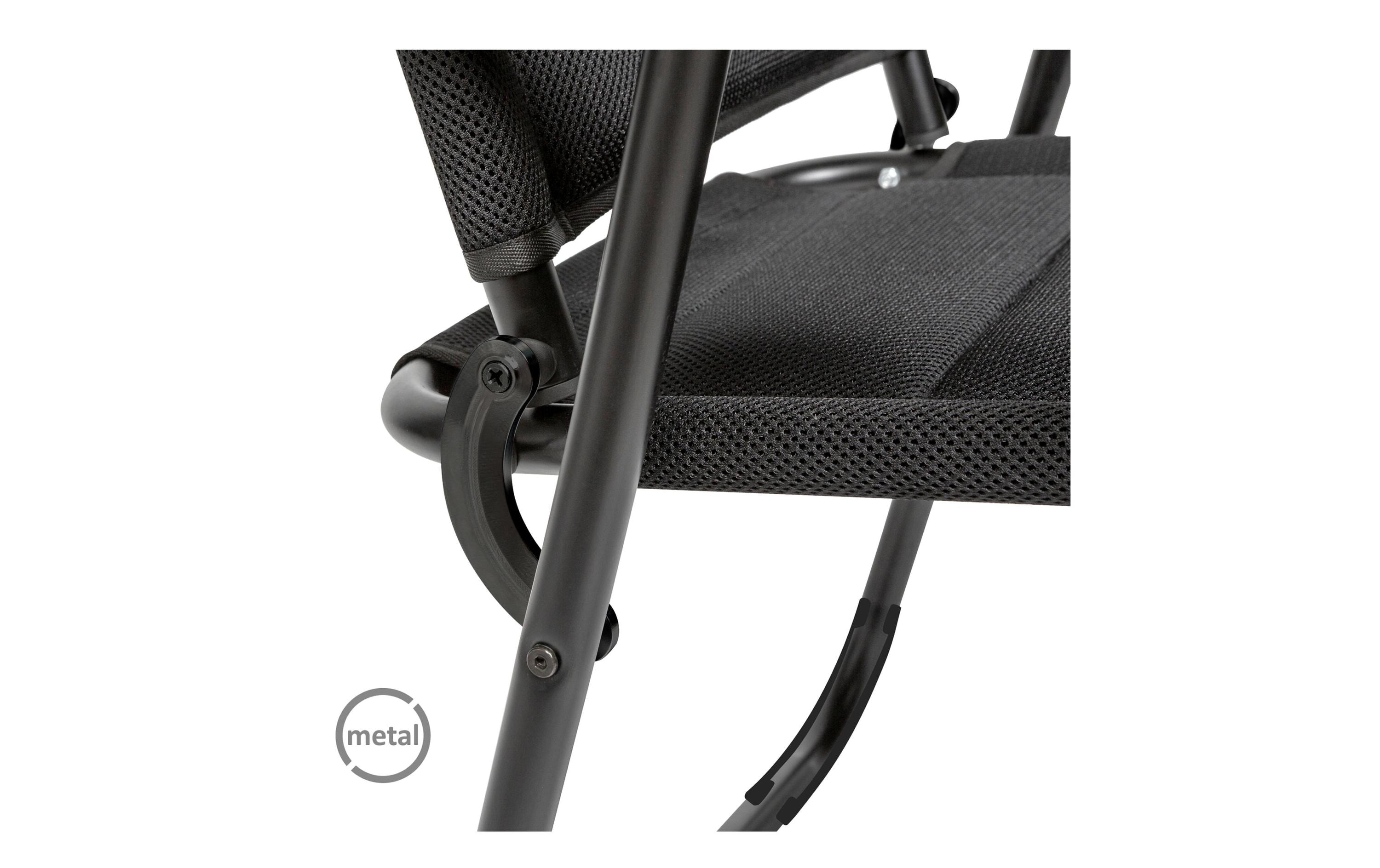 Campingstuhl Aravel Vanchair SchwarzFaltstuhl
