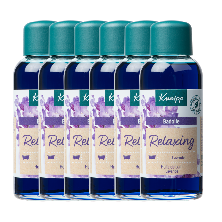 6x Kneipp Badolie relaxing (100 ml)