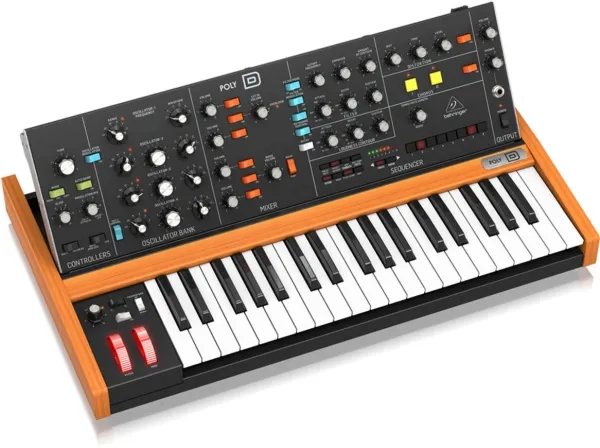 Behringer POLY D, Analog synthesizer, Dreje, Sort, DC