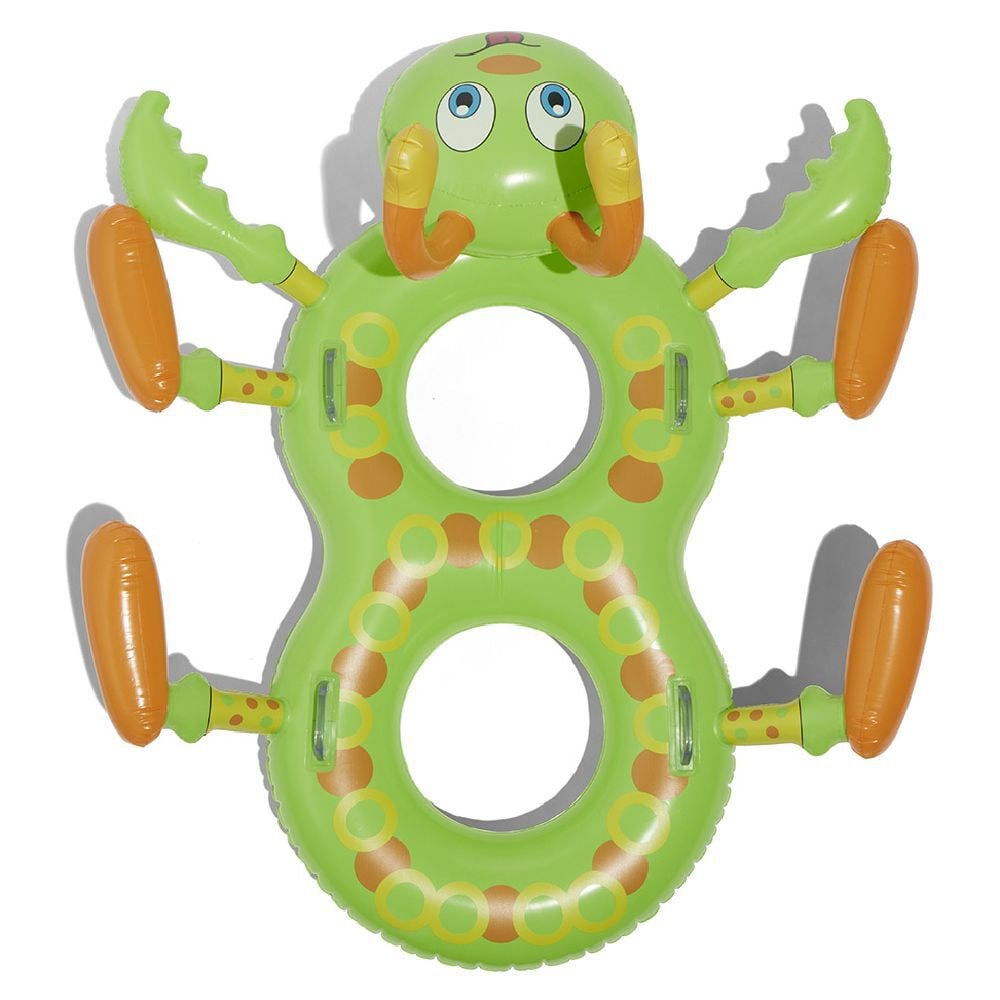 Bouée gonflable chenille 2 enfants