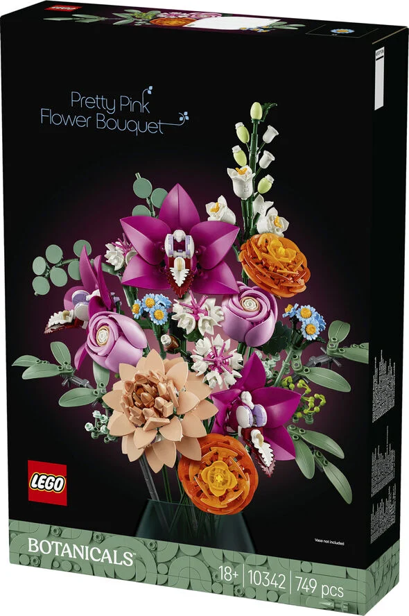 Lego Smuk pink blomsterbuket 10342