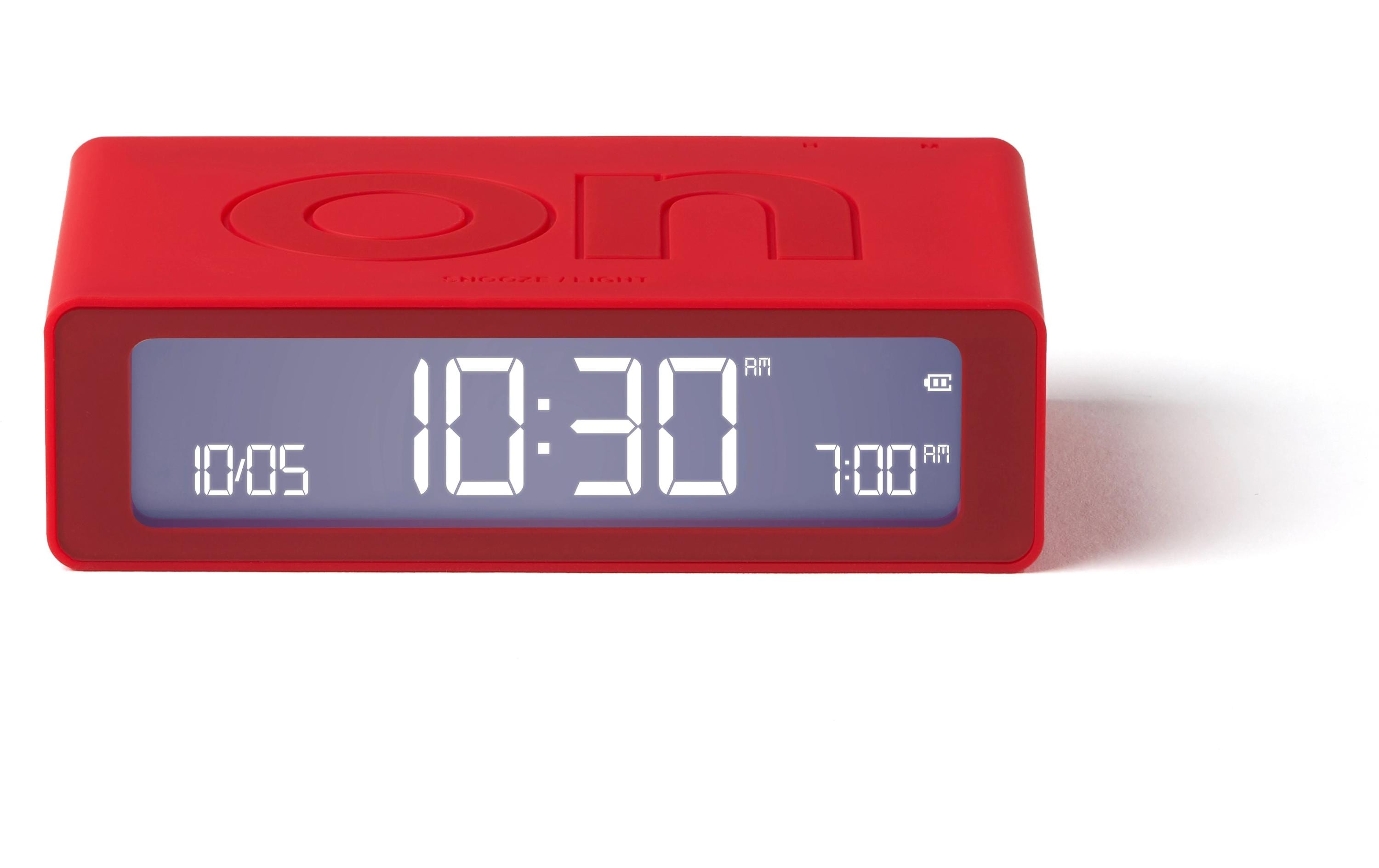 Digitalwecker Flip Mini RotMini LCD-Wecker mit Umkehrfunktion (On/Off)