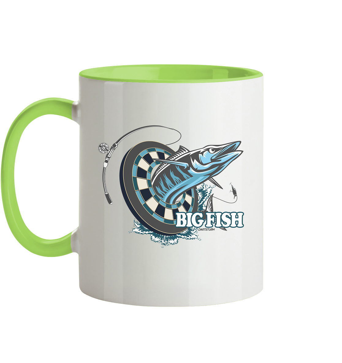 DartSturm - Big Fish - Tasse zweifarbig