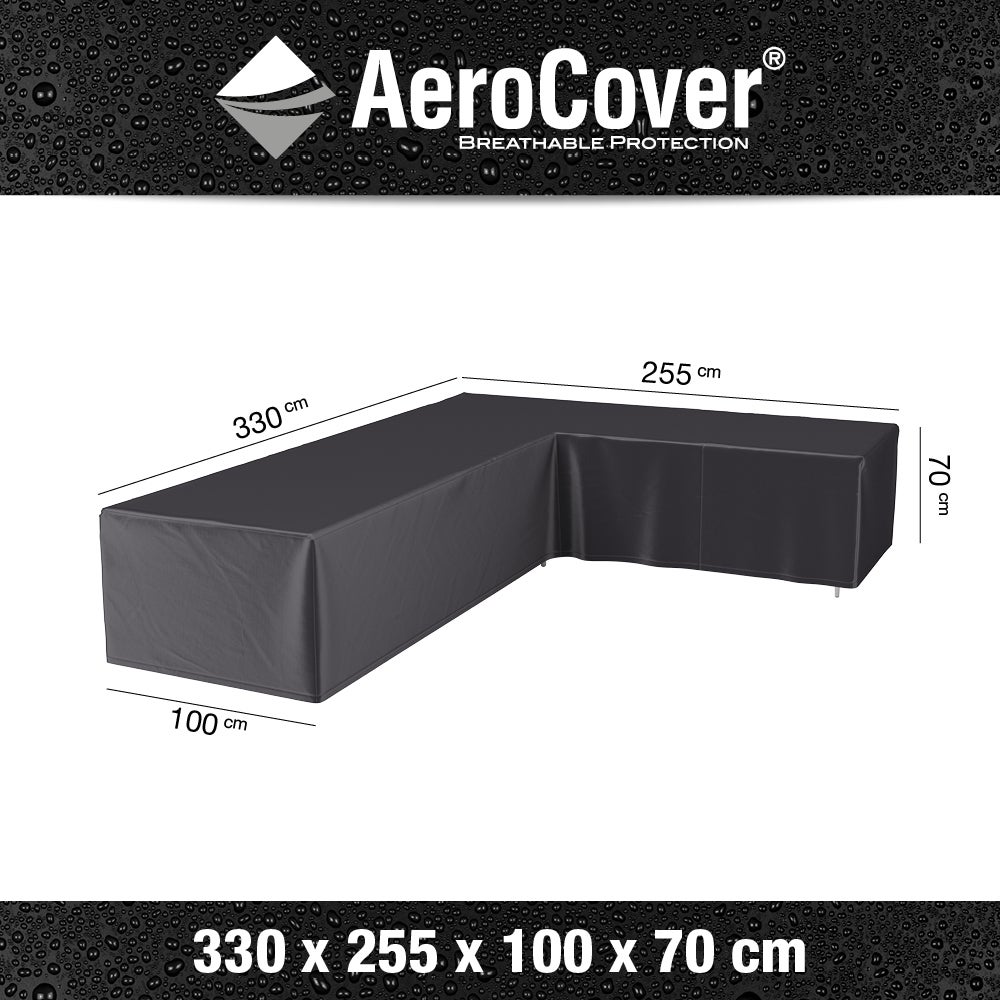 Platinum Outdoorable loungesethoes rechts AeroCover 330 x 255 x 70 cm