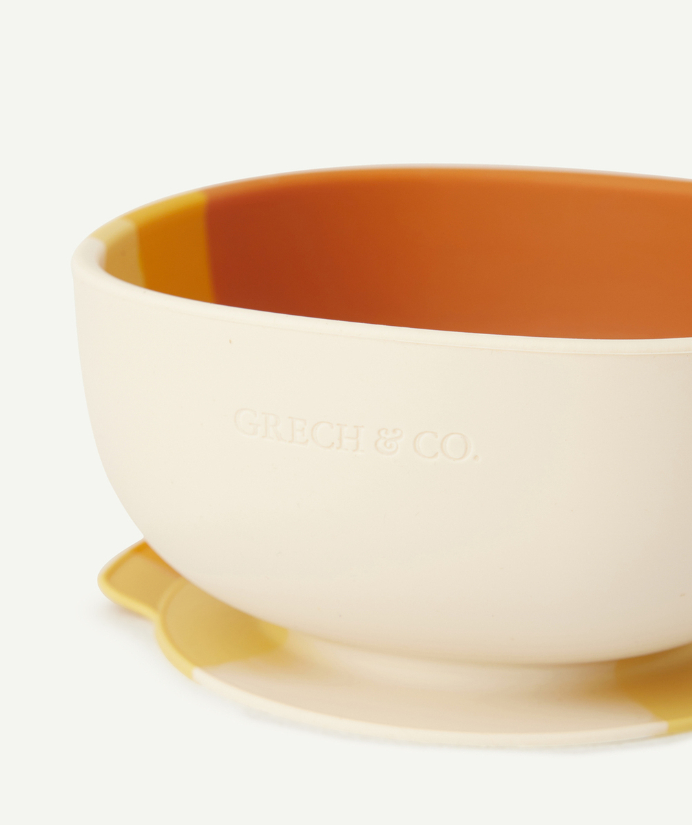 GRECH & CO.BOL ORANGE ENFANT EN SILICONE
