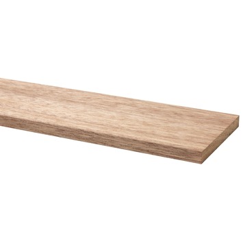 Lat hardhout geschaafd 12x116 mm 210 cm