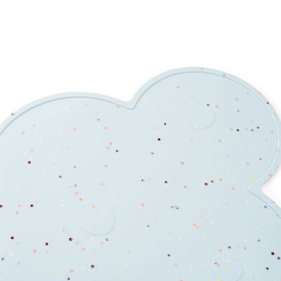 Done By Deer Spisebrikke Silikon Confetti, Blue
