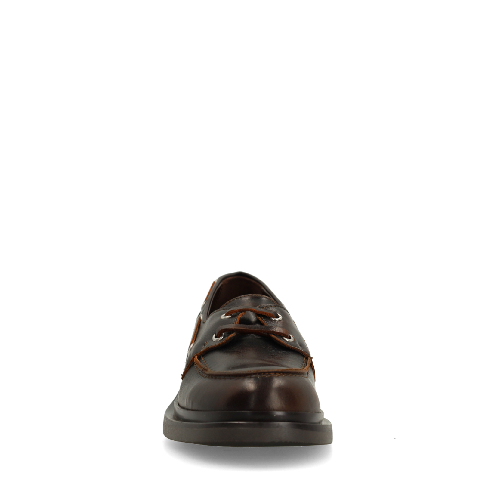 Bruine leren bootschoenen
