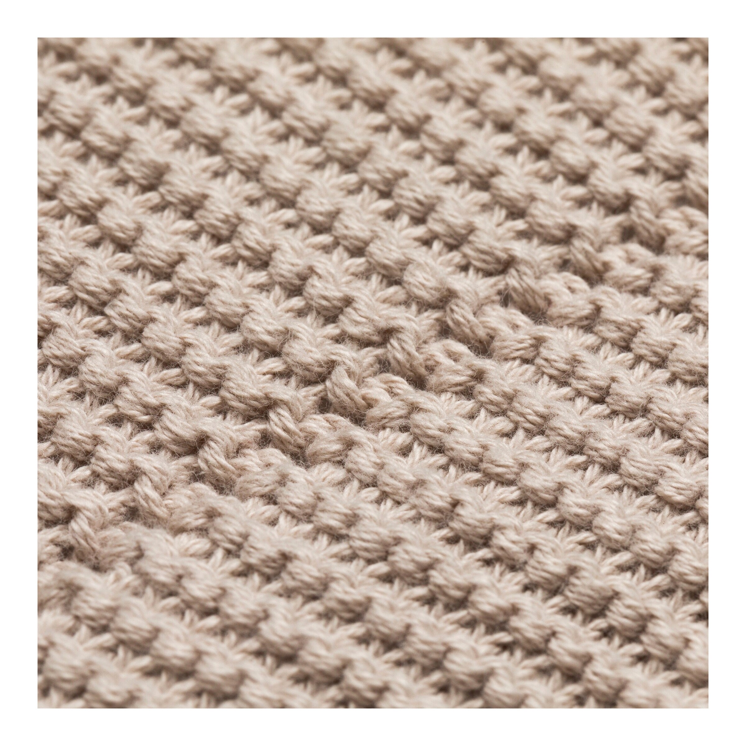 Fillikid Babydecke Strick 80x100 cm taupe