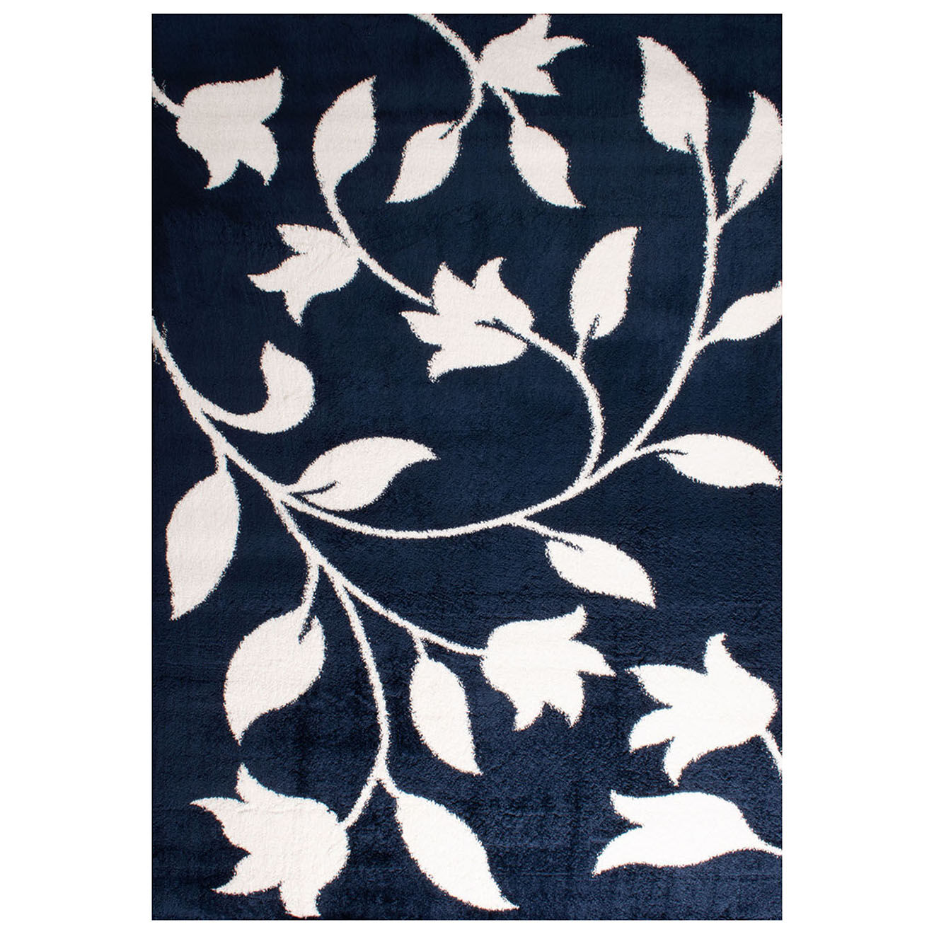 Nazar Rugs Tapis shaggy doux Oslo 637 bleu - 80x300 cm