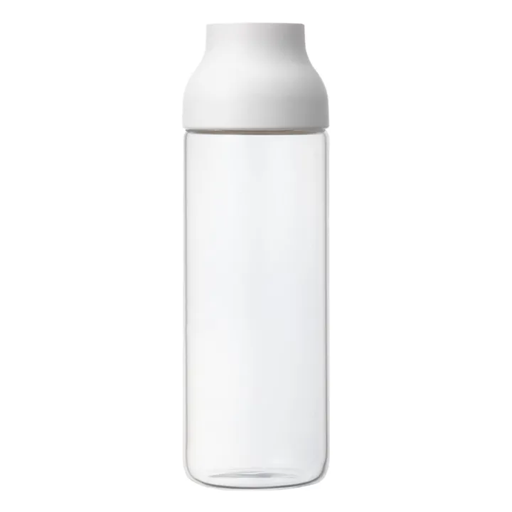 Kinto Carafe en verre Capsule - 1 L | Blanc