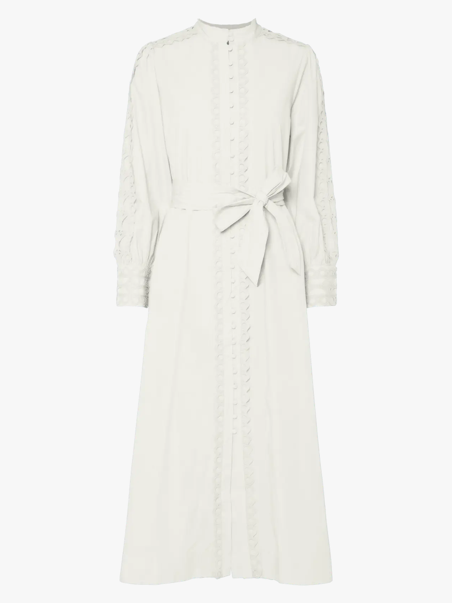 Yamina Long Sleeve Long Shirt Dress