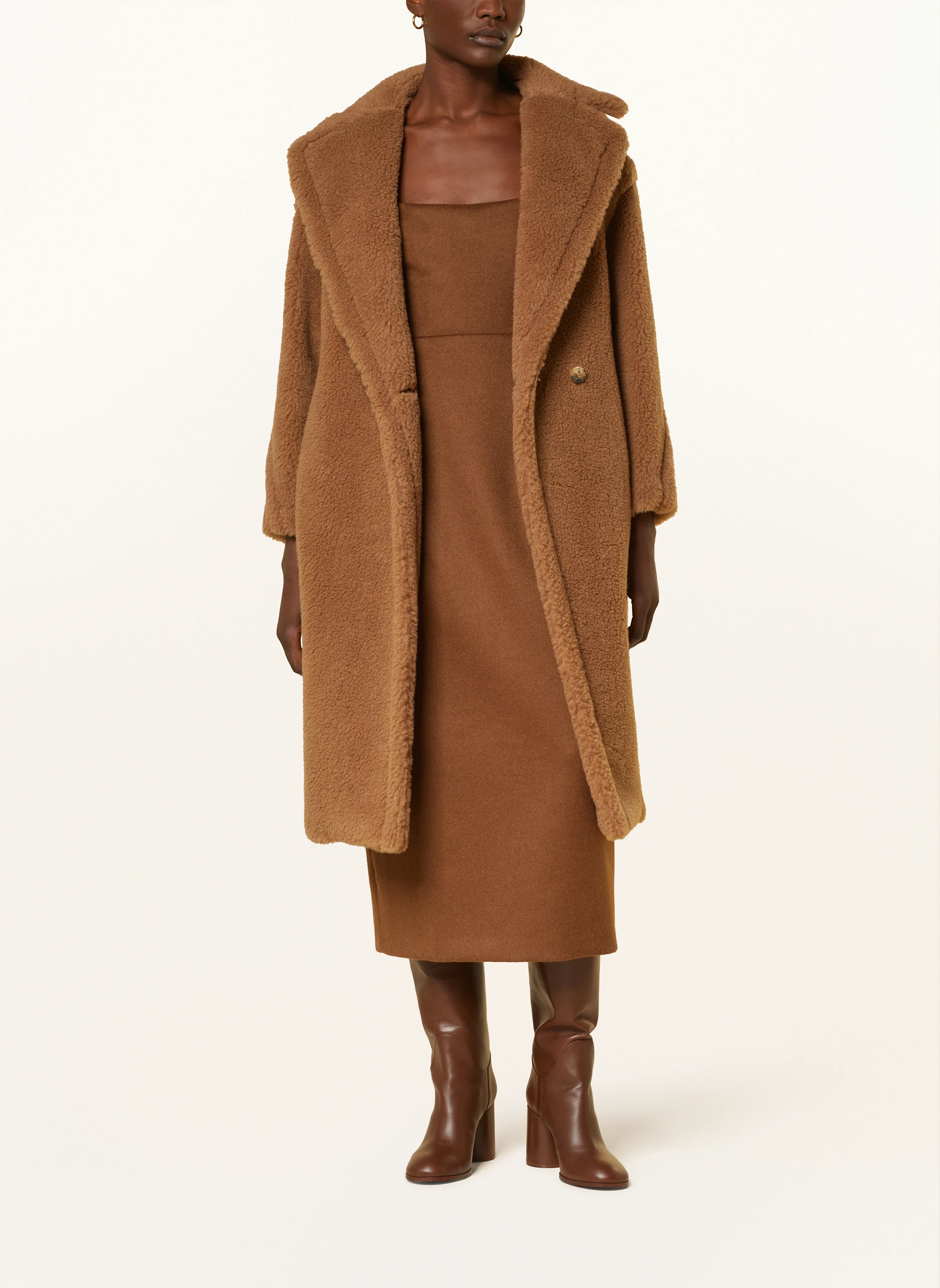 Max Mara Teddyfell-Mantel TEDDY aus Kamelhaar