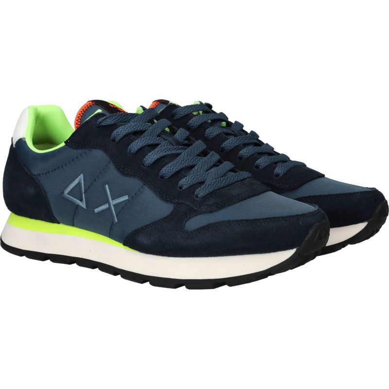 SUN68 Tom Fluo Sneakers Blauw Heren