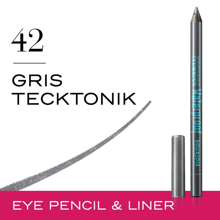 Bourjois Contour Clubbing Waterproof Pencil & Liner 42 Gris Tecktonik 1,2g