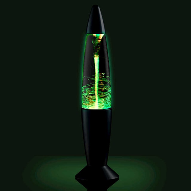 Fargeskiftende tornadolampe