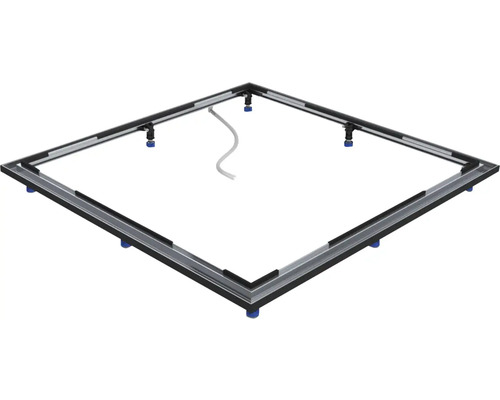 KALDEWEI ESR montageframe voor douchebakken 100 x 100 cm inclusief afdichtingsset, zonder sifon