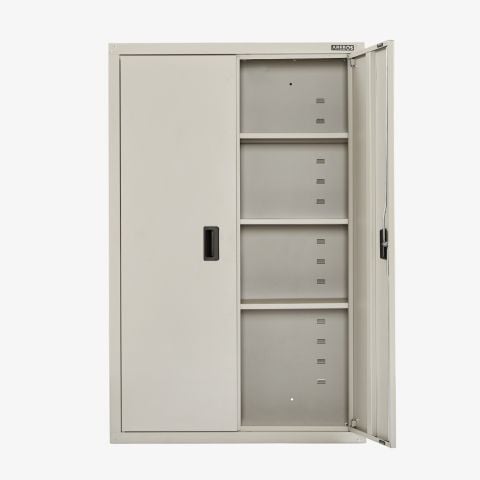 Aktenschrank_Garagenschrank 140 x 90 x 40 cm Schwarz