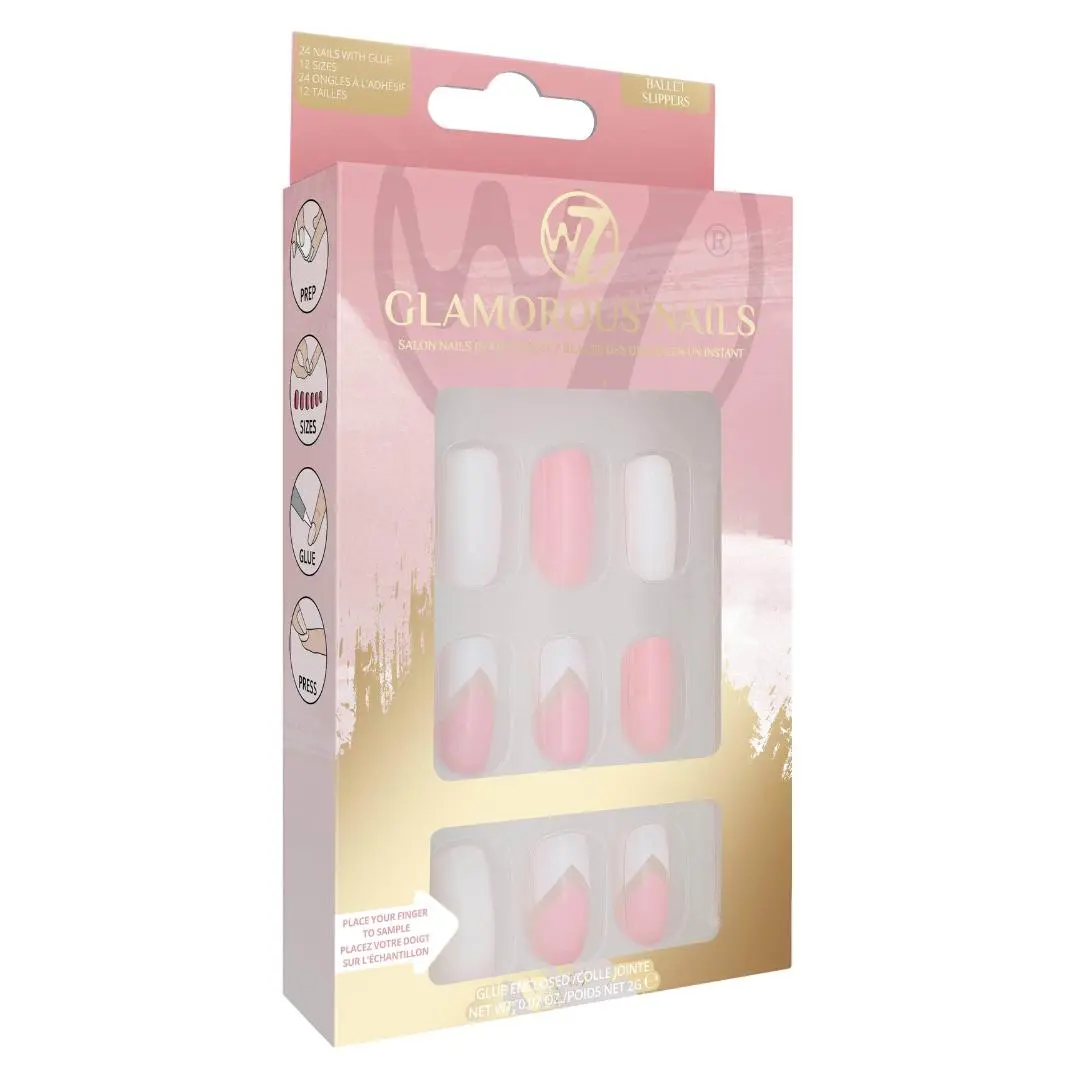 Glamorous Nails Ballet Slippers