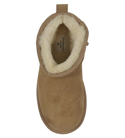 Rosemunde Teddyboots - Wildleder - Mandel