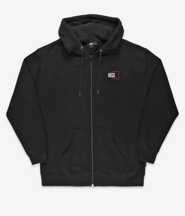 Antix Cadere Organic Zip-Hoodie (black)