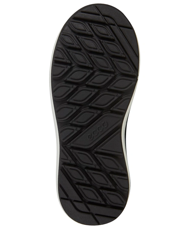 Leder-Klettstiefel SOLICE K MID-CUT gefüttert in black