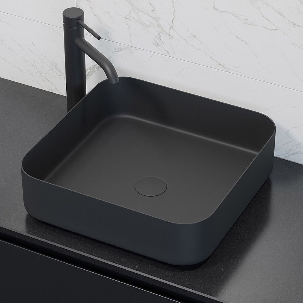BADEROMSMØBEL CAMARGUE SKÄRGÅRD SERVANT SVART 100CM