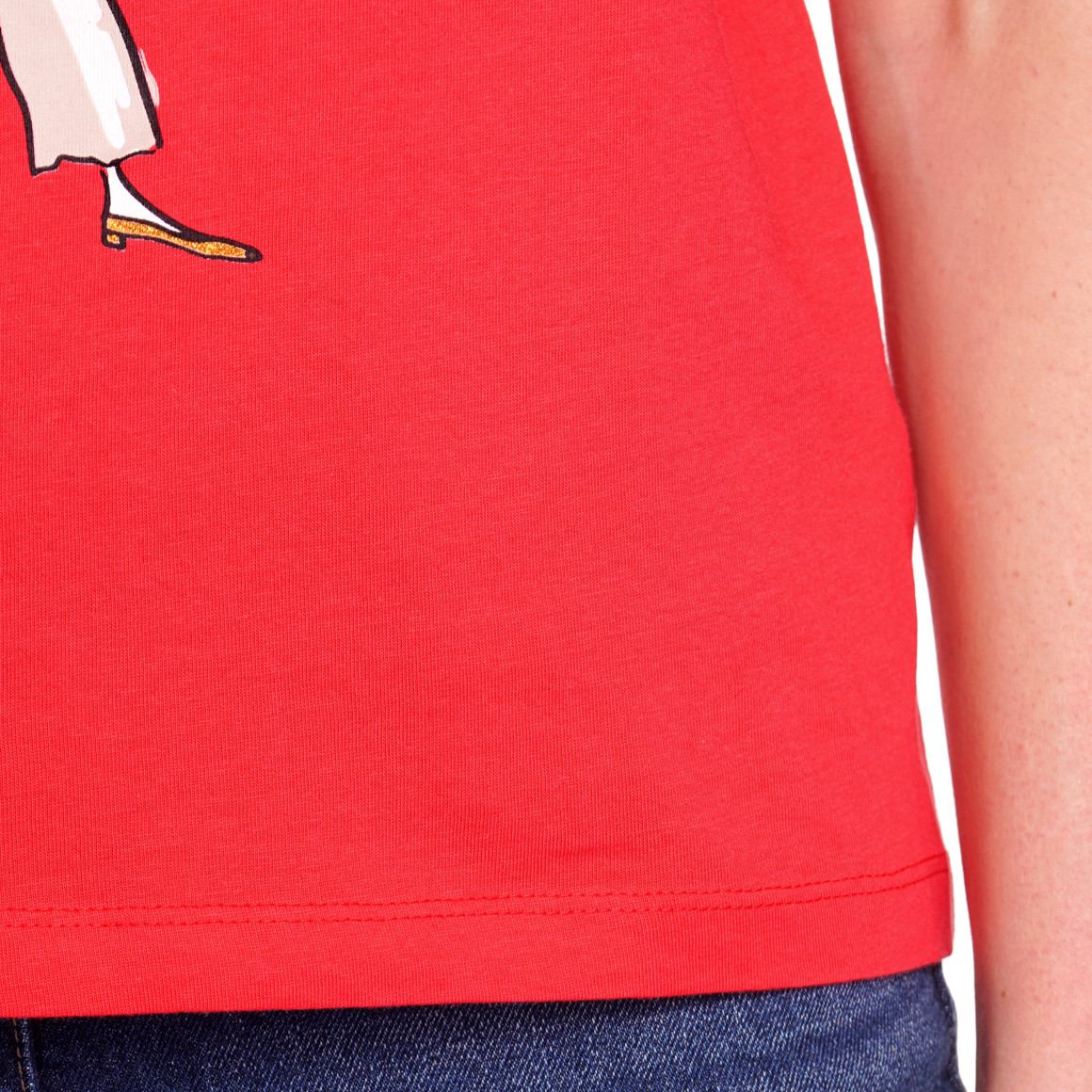 Gina Benotti Damen T-Shirt aus Bio-Baumwolle rot