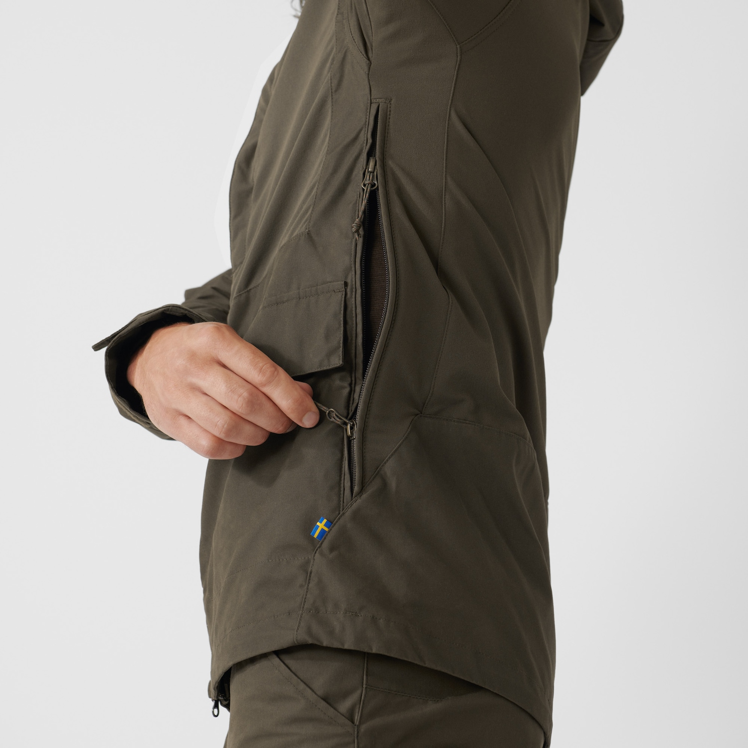 Fjällräven Lappland Hybrid Jakke, Herre<br>G1000 Silent Eco