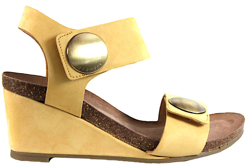 CASHOTT CASABERTA SANDAL I GULT NUBUCK