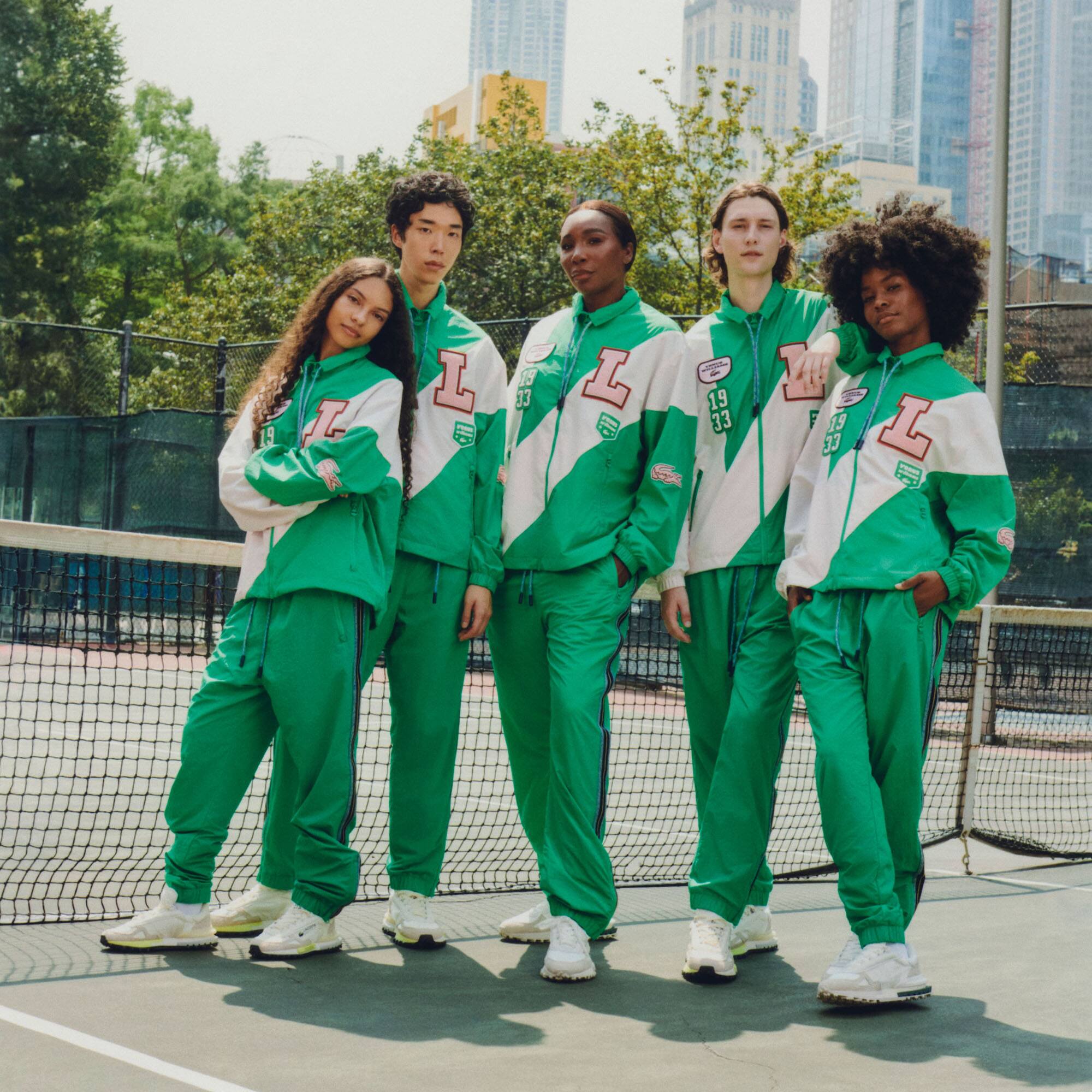 Lacoste x Eleven by Venus extraweite Trainings-Jacke Lacoste X EleVen by Venus Williams - Grün - Lacoste - Unisex