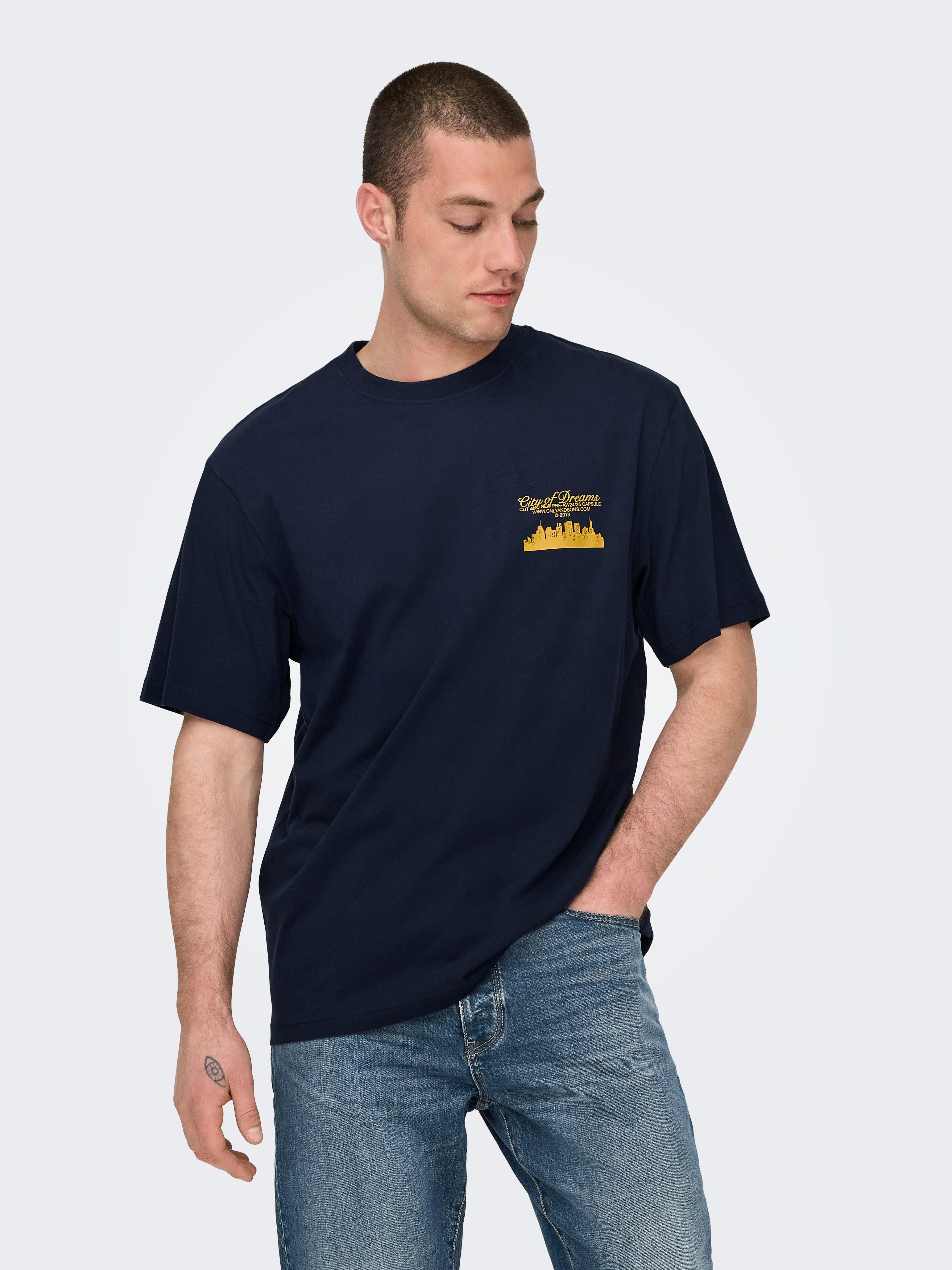 ONSRYLAN T-shirt Navy Blazer