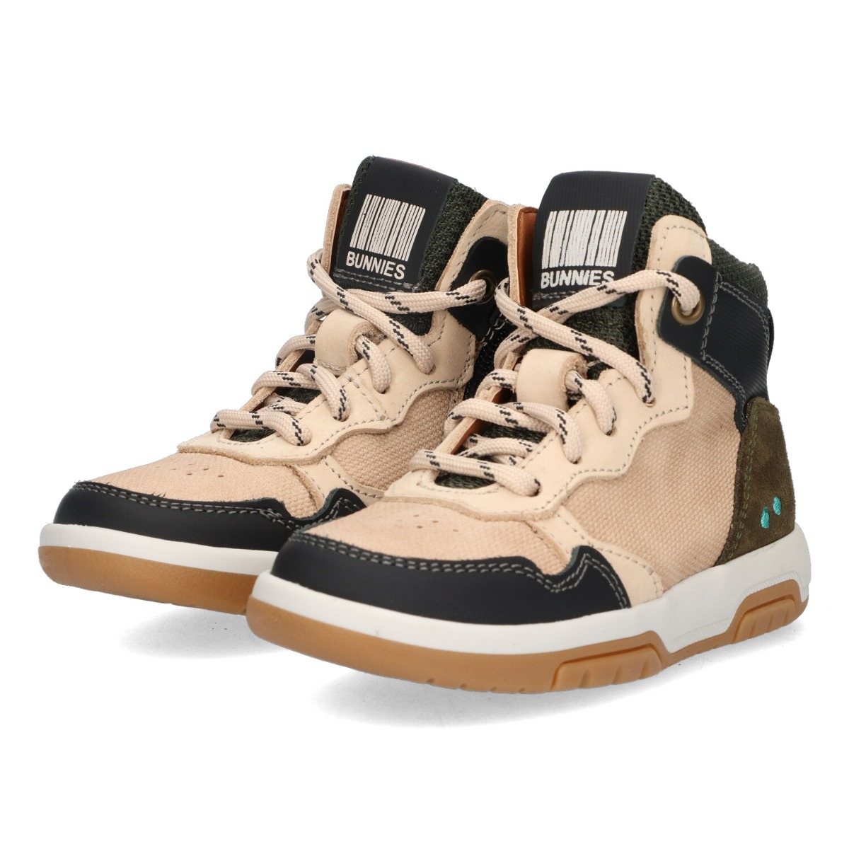 Morris Move - Hoge Sneakers Bunnies Zwart