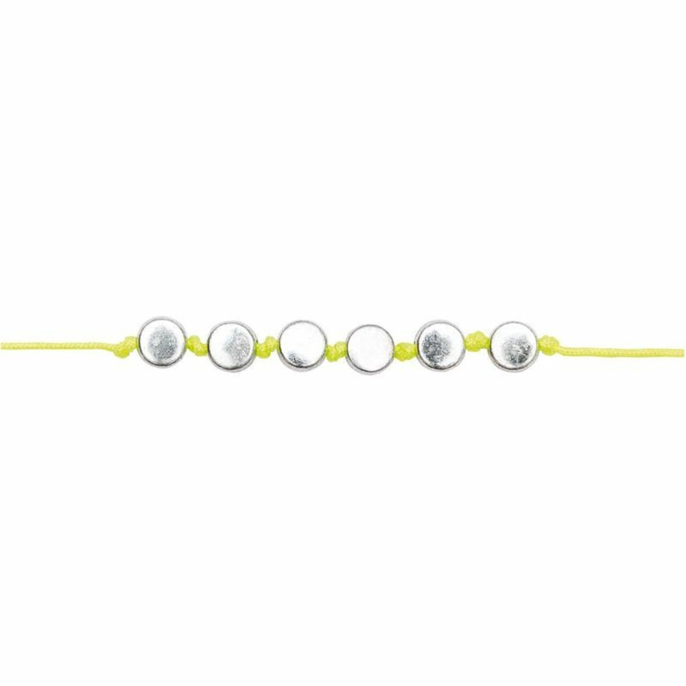165 perles rondes 5 x 7 mm - argent