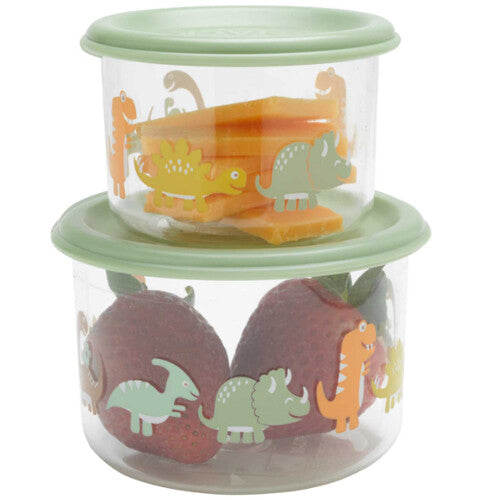 Sugarbooger snackdoosjes good lunch - baby dinosaur - small - 2st