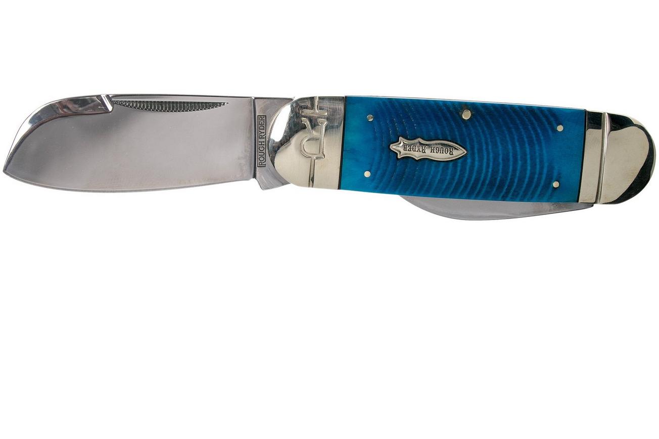 Rough Ryder Black & Blue Elephant Toe RR2113 zakmes