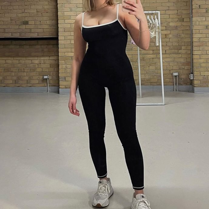 HERMITAKH - Spaghettibandjes jumpsuit in twee kleuren