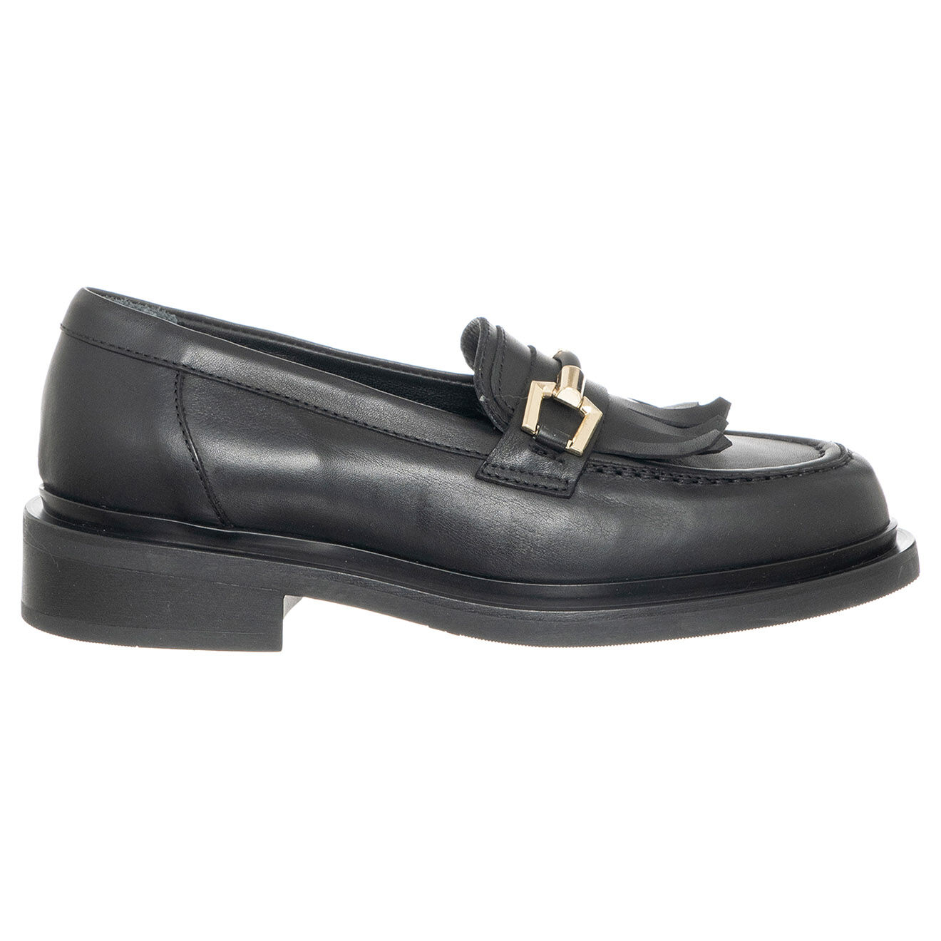 Loretta Pettinari Mocassins en Cuir Zoé noirs